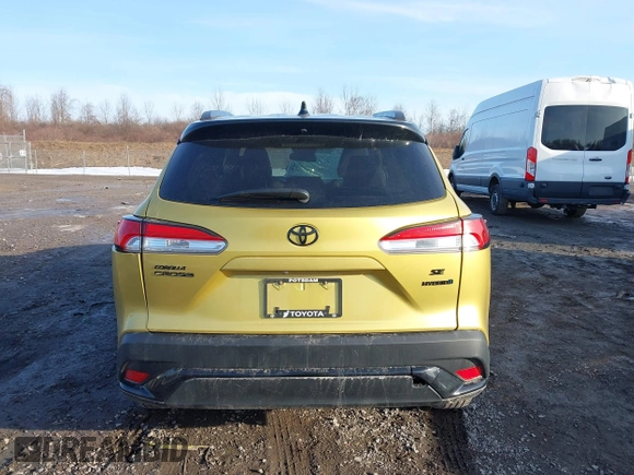 2023 Toyota Corolla Cross Hybrid S with VIN 7MUFBABG0PV016572, listed as a IAAI auction lot 41747214 with 10,935 mi miles and . Bid and sale history available at DreamBid. Image 16.