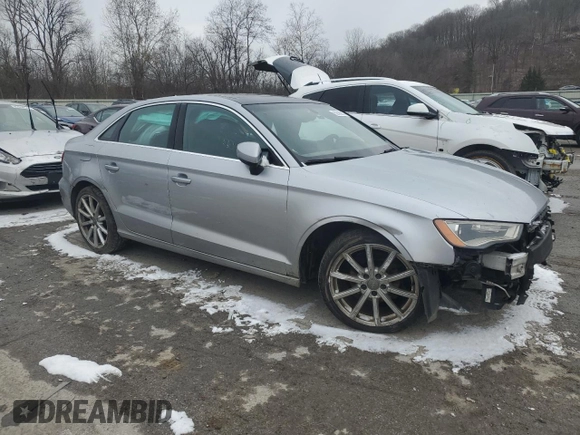 2015 Audi A3 2.0 TDI Premium Plus with VIN WAUCJGFF1F1059055, listed as a Copart auction lot 82885814 with 115,241 mi miles and Salvage Title. Bid and sale history available at carsss.com. Image 4.