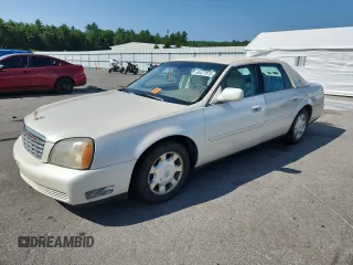 2002 Cadillac DeVille z VIN 1G6KD54Y22U184673, wystawiony jako Copart lot #66427875 z przebiegiem 142 642 mil mil oraz Czysty tytuł • Clean title. Historia ofert i sprzedaży dostępna na DreamBid. Obrazek 1.