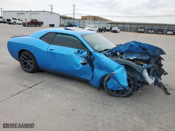 2023 Dodge Challenger R/T with VIN 2C3CDZBT1PH614496, listed as a Copart auction lot 48027255 with 36,298 mi miles and Salvage Title. Bid and sale history available at carsss.com. Image 4.