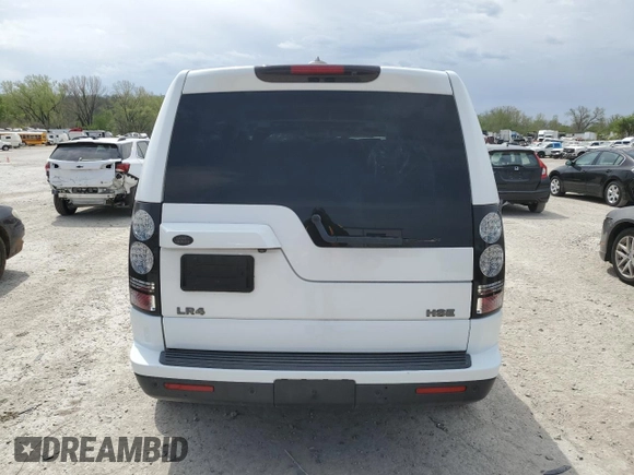 2016 Land Rover LR4 HSE with VIN SALAG2V60GA841547, listed as a Copart auction lot 53503315 with Not Provided miles and Clean Title. Bid and sale history available at DreamBid. Image 6.
