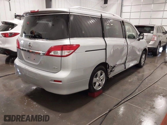 2016 Nissan Quest SL with VIN JN8AE2KP0G9157260, listed as a IAAI auction lot 41938589 with 118,851 mi miles and . Bid and sale history available at DreamBid. Image 4.