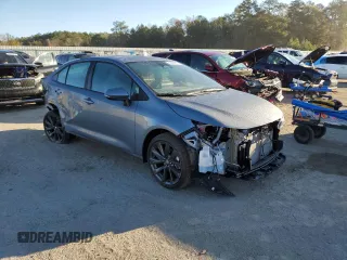 2025 Toyota Corolla SE with VIN 5YFS4MCE5SP217371, listed as a Copart auction lot 82520634 with 234 mi miles and Salvage Title. Bid and sale history available at carsss.com. Image 4.