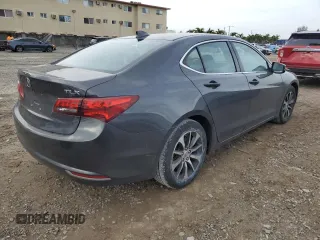 2015 Acura TLX Tech with VIN 19UUB1F5XFA012407, listed as a Copart auction lot 37215744 with 35,423 mi miles. Bid and sale history available at carsss.com. Image 3.