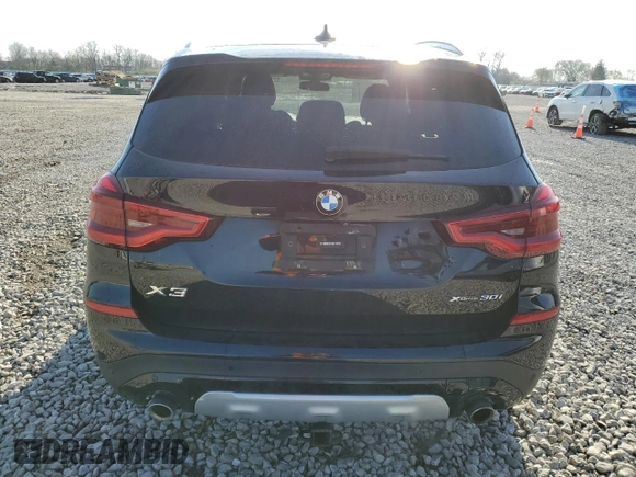 2019 BMW X3 xDrive30i with VIN 5UXTR9C53KLD97124, listed as a Copart auction lot 52255065 with 144,994 mi miles and Clean Title. Bid and sale history available at carsss.com. Image 6.