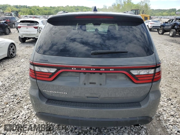 2023 Dodge Durango SXT with VIN 1C4RDHAG6PC630345, listed as a Copart auction lot 56040345 with 37,043 mi miles and Salvage title. Bid and sale history available at DreamBid. Image 6.