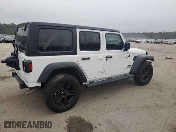 2023 Jeep Wrangler Sport S with VIN 1C4HJXDN6PW634600, listed as a Copart auction lot 85151924 with 26,111 mi miles and Clean Title. Bid and sale history available at DreamBid. Image 3.