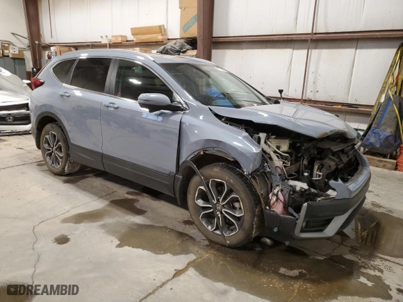 2022 Honda CR-V EX-L with VIN 2HKRW2H83NH209836, listed as a Copart auction lot 81755214 with 93,287 mi miles and Salvage Title. Bid and sale history available at carsss.com. Image 4.