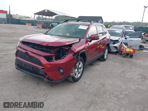 2019 Toyota RAV4 XLE with VIN JTMP1RFV6KD506382, listed as a IAAI auction lot 42578602 with 46,223 mi miles and . Bid and sale history available at DreamBid. Image 17.