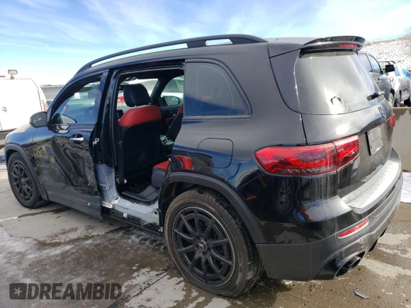 2021 Mercedes-Benz GLB with VIN W1N4M5BB0MW120037, listed as a Copart auction lot 84024314 with 30,392 mi miles and Salvage Title. Bid and sale history available at carsss.com. Image 2.