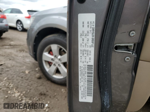 2012 Dodge Journey SXT z VIN 3C4PDCBG3CT213515, wystawiony jako Copart lot #58128845 z przebiegiem 208 152 mil mil oraz Szkoda całkowita • Salvage title. Historia ofert i sprzedaży dostępna na DreamBid. Obrazek 12.