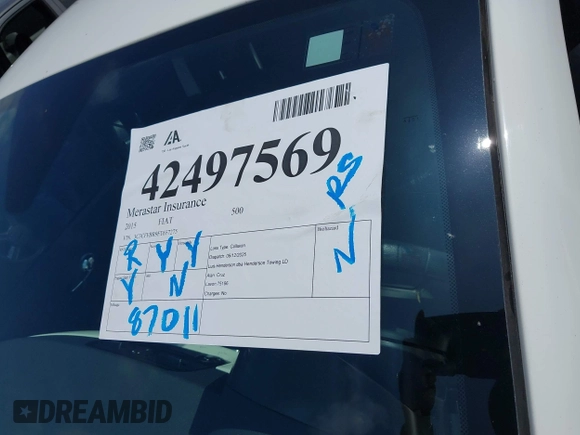 2015 FIAT 500 Sport with VIN 3C3CFFBR9FT657275, listed as a IAAI auction lot 42497569 with 87,011 mi miles and . Bid and sale history available at DreamBid. Image 13.