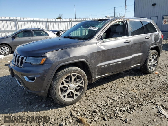 2018 Jeep Grand Cherokee Sterling Edition with VIN 1C4RJFBG0JC183384, listed as a Copart auction lot 51484935 with 87,873 mi miles and Non Repairable. Bid and sale history available at carsss.com. Image 1.