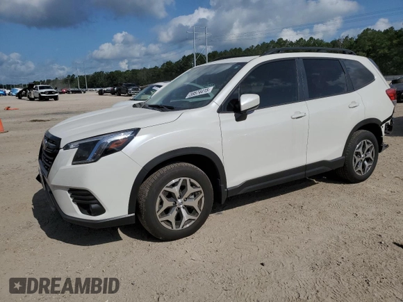 2024 Subaru Forester Premium с VIN JF2SKADC4RH462073, выставлен на аукционе Copart как лот 59574415 с пробегом 9 075 миль миль и Списание • Salvage title. История ставок и продаж доступна на DreamBid. Изображение 1.