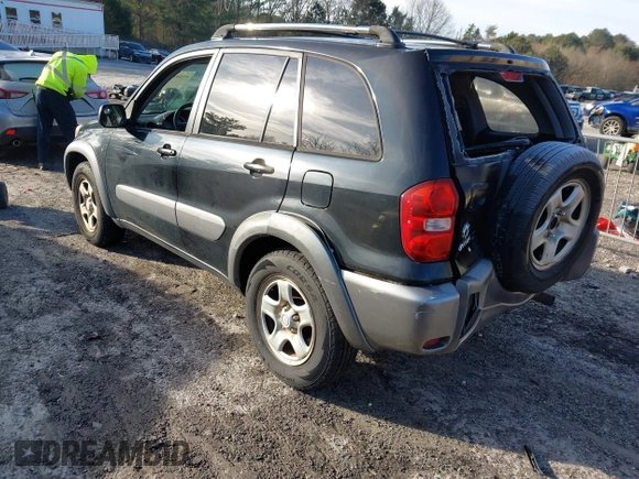 2005 Toyota RAV4 with VIN JTEGD20V250088126, listed as a IAAI auction lot 41601577 with 215,201 mi miles. Bid and sale history available at carsss.com. Image 3.