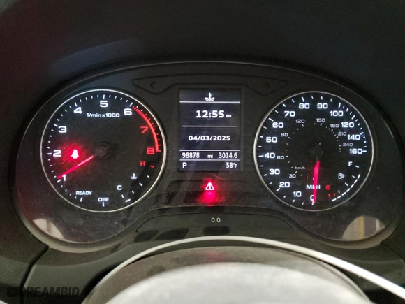 2016 Audi A3 2.0T Premium Plus with VIN WAUE8GFF7G1023179, listed as a Copart auction lot 51813785 with 98,878 mi miles and Clean Title. Bid and sale history available at carsss.com. Image 9.