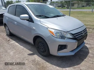 2022 Mitsubishi Mirage ES z VIN ML32AUHJ1NH007979, wystawiony jako IAAI lot #42072563 z przebiegiem 33 296 mil mil oraz . Historia ofert i sprzedaży dostępna na DreamBid. Obrazek 1.