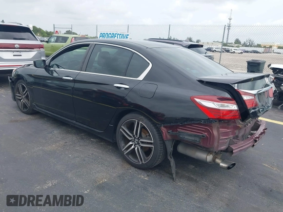 2016 Honda Accord Sport with VIN 1HGCR2F53GA102786, listed as a IAAI auction lot 42437944 with 102,068 mi miles and . Bid and sale history available at DreamBid. Image 3.