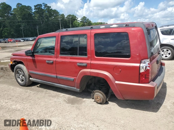 2006 Jeep Commander with VIN 1J8HH48KX6C203308, listed as a Copart auction lot 64456765 with 185,794 mi miles and Salvage title. Bid and sale history available at DreamBid. Image 2.