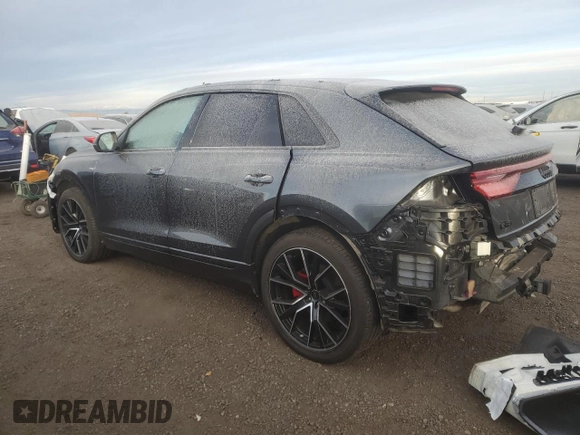 2023 Audi Q8 Prestige z VIN WA1FVBF12PD021596, wystawiony jako Copart lot #86624584 z przebiegiem 10 435 mil mil oraz Szkoda całkowita • Salvage title. Historia ofert i sprzedaży dostępna na DreamBid. Obrazek 2.