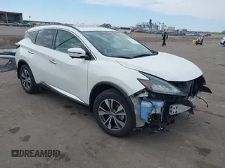 2020 Nissan Murano SV with VIN 5N1AZ2BS5LN168062, listed as a IAAI auction lot 41811645 with 43,800 mi miles and . Bid and sale history available at DreamBid. Image 1.