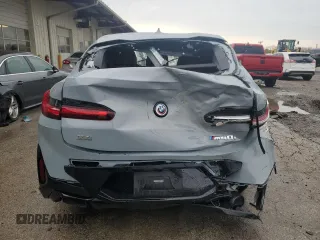 2023 BMW X4 M40i with VIN 5UX43DT0XP9N63346, listed as a Copart auction lot 78516424 with 0 mi miles and Salvage Title. Bid and sale history available at carsss.com. Image 6.