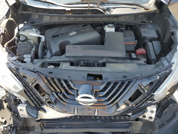 2017 Nissan Murano Platinum with VIN 5N1AZ2MH0HN116122, listed as a Copart auction lot 66810724 with 112,094 mi miles and Salvage Title. Bid and sale history available at carsss.com. Image 14.