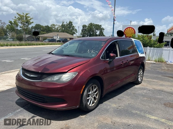 2017 Chrysler Pacifica Touring with VIN 2C4RC1DG1HR509799, listed as a Copart auction lot 60269185 with 165,931 mi miles and Clean title. Bid and sale history available at DreamBid. Image 2.