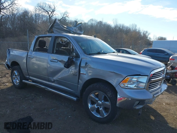 2019 Ram 1500 Big Horn with VIN 3C6RR6LT3KG605321, listed as a IAAI auction lot 41053497 with 113,853 mi miles. Bid and sale history available at carsss.com. Image 1.