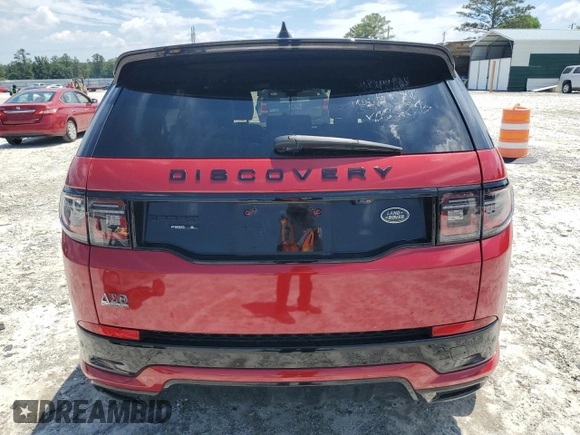 2020 Land Rover Discovery Sport S R-Dynamic with VIN SALCT2FX5LH842562, listed as a Copart auction lot 59576564 with 73,118 mi miles and Salvage Title. Bid and sale history available at carsss.com. Image 6.