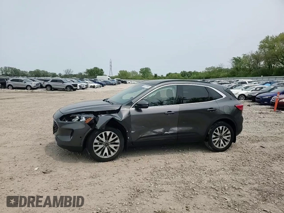 2020 Ford Escape Titanium Hybrid with VIN 1FMCU9DZ7LUA95938, listed as a Copart auction lot 58720595 with 49,963 mi miles and Salvage title. Bid and sale history available at DreamBid. Image 15.