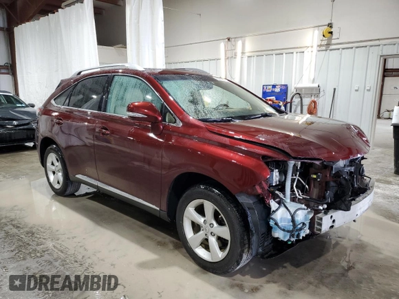2014 Lexus RX 350 with VIN JTJBK1BA6E2461128, listed as a Copart auction lot 59712615 with 54,611 mi miles and Salvage title. Bid and sale history available at DreamBid. Image 4.