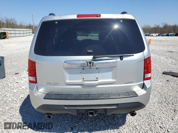 2012 Honda Pilot EX-L with VIN 5FNYF4H55CB047393, listed as a Copart auction lot 53814835 with 189,519 mi miles and Clean Title. Bid and sale history available at DreamBid. Image 6.