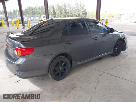 2009 Toyota Corolla with VIN 1NXBU40E29Z028660, listed as a IAAI auction lot 42025186 with 218,285 mi miles. Bid and sale history available at carsss.com. Image 4.