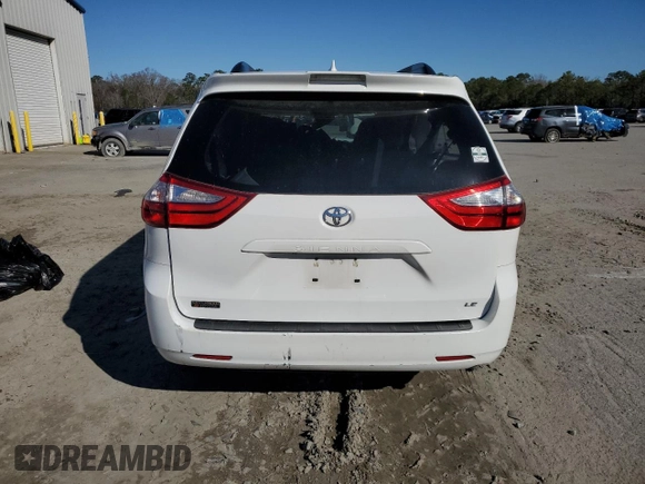 2018 Toyota Sienna LE Auto Access Seat with VIN 5TDKZ3DC6JS920895, listed as a Copart auction lot 45738685 with 128,599 mi miles and Salvage Title. Bid and sale history available at carsss.com. Image 6.
