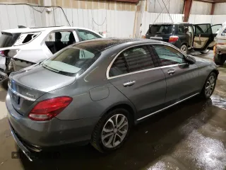 2017 Mercedes-Benz C 300 with VIN 55SWF4KB7HU198053, listed as a Copart auction lot 50348075 with 59,727 mi miles and Salvage Title. Bid and sale history available at carsss.com. Image 3.