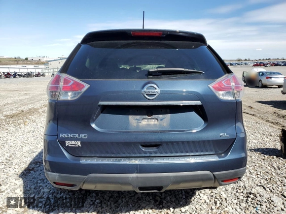 2016 Nissan Rogue SL with VIN 5N1AT2MT9GC880924, listed as a Copart auction lot 50440875 with 0 mi miles and Salvage Title. Bid and sale history available at carsss.com. Image 6.