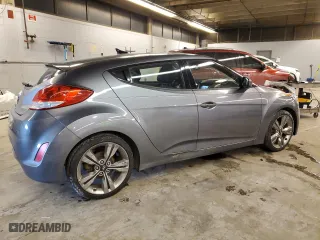 2012 Hyundai Veloster w/Black Int with VIN KMHTC6AD7CU077238, listed as a Copart auction lot 45038735 with 180,394 mi miles and Salvage Title. Bid and sale history available at carsss.com. Image 3.