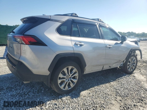 2024 Toyota RAV4 XLE Premium with VIN 2T3C1RFV2RC286896, listed as a Copart auction lot 55402635 with 18,872 mi miles and Salvage title. Bid and sale history available at DreamBid. Image 3.