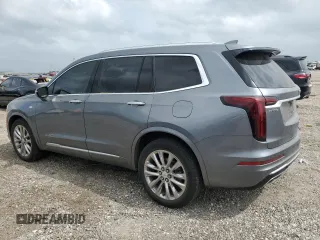 2021 Cadillac XT6 Premium Luxury with VIN 1GYKPCRS5MZ173938, listed as a Copart auction lot 51763435 with 75,247 mi miles and Clean title. Bid and sale history available at DreamBid. Image 2.