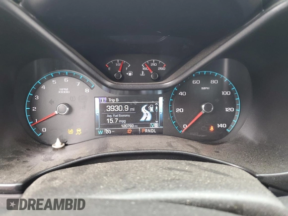 2017 Chevrolet Colorado 4WD Z71 with VIN 1GCHTDEN5H1253830, listed as a Copart auction lot 71542384 with 120,793 mi miles and Salvage Title. Bid and sale history available at carsss.com. Image 9.