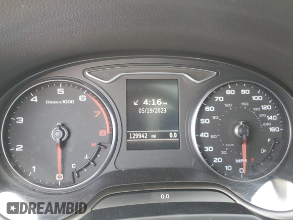 2015 Audi A3 1.8T Premium with VIN WAUACGFF3F1005693, listed as a Copart auction lot 53287873 with 129,942 mi miles. Bid and sale history available at carsss.com. Image 9.