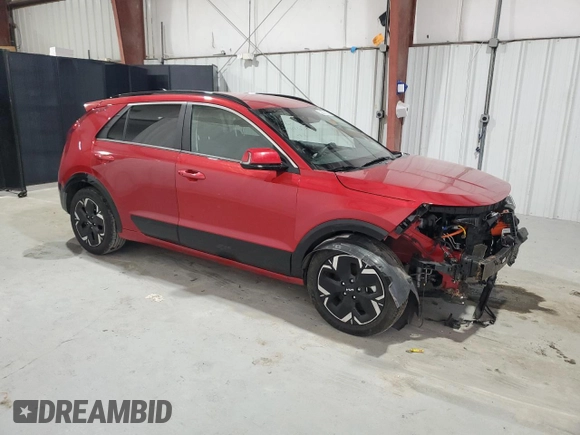 2023 Kia Niro Wind with VIN KNDCR3L1XP5071051, listed as a Copart auction lot 45603965 with 24,269 mi miles and Non Repairable. Bid and sale history available at carsss.com. Image 4.