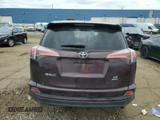 2018 Toyota RAV4 LE with VIN 2T3BFREV0JW773614, listed as a Copart auction lot 57568865 with 76,429 mi miles and Clean title. Bid and sale history available at DreamBid. Image 6.