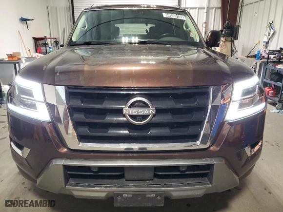 2021 Nissan Armada SL with VIN JN8AY2BB0M9792082, listed as a Copart auction lot 44565105 with NaN miles and Clean Title. Bid and sale history available at carsss.com. Image 5.