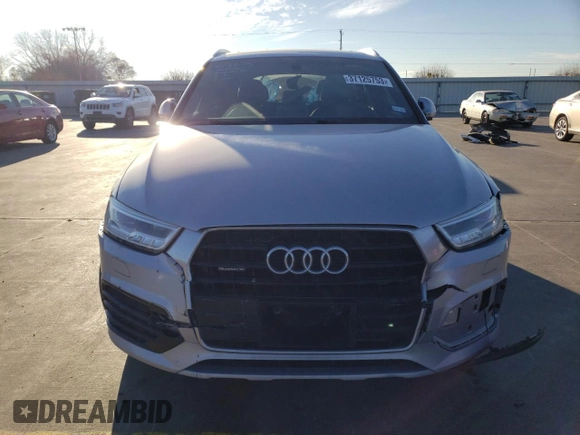 2018 Audi Q3 Premium Plus with VIN WA1JCCFS5JR008740, listed as a Copart auction lot 37125753 with 54,722 mi miles. Bid and sale history available at carsss.com. Image 5.