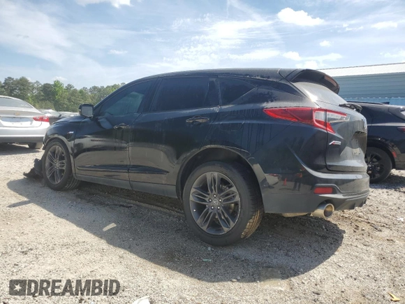 2019 Acura RDX w/A-Spec Pkg with VIN 5J8TC1H67KL017934, listed as a Copart auction lot 53737555 with 98,043 mi miles and Clean Title. Bid and sale history available at DreamBid. Image 2.