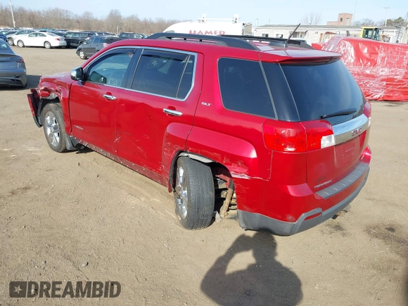 2015 GMC Terrain SLT with VIN 2GKFLXEK2F6392763, listed as a IAAI auction lot 41785630 with 190,080 mi miles and . Bid and sale history available at carsss.com. Image 3.