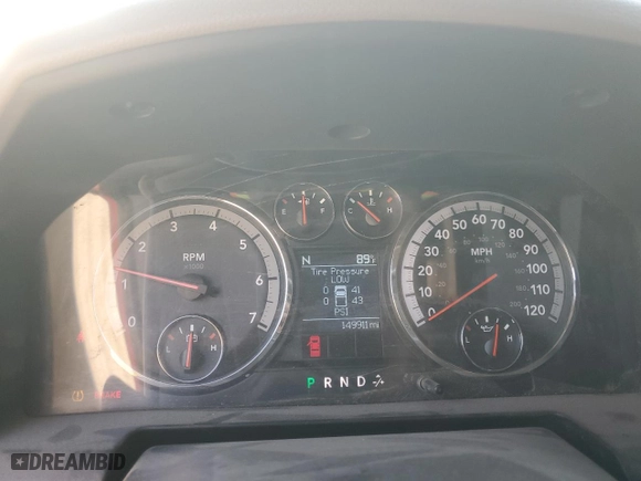 2010 Dodge Ram 1500 Laramie with VIN 1D7RV1CT1AS186390, listed as a Copart auction lot 68640974 with 149,911 mi miles and Clean Title. Bid and sale history available at carsss.com. Image 9.