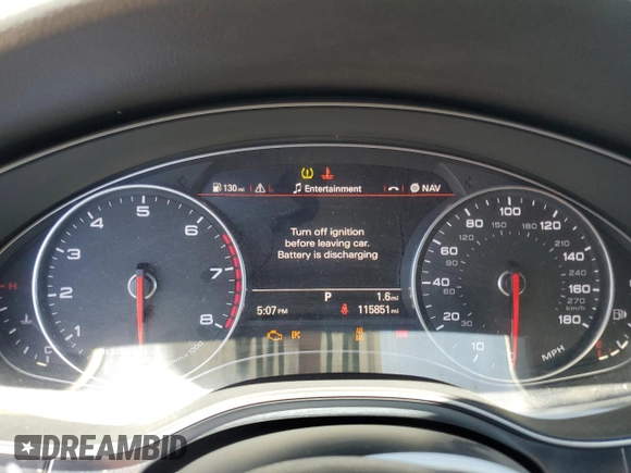 2017 Audi A6 Prestige z VIN WAUH2AFC8HN011974, wystawiony jako Copart lot #57495875 z przebiegiem 115 851 mil mil oraz Czysty tytuł • Clean title. Historia ofert i sprzedaży dostępna na DreamBid. Obrazek 9.